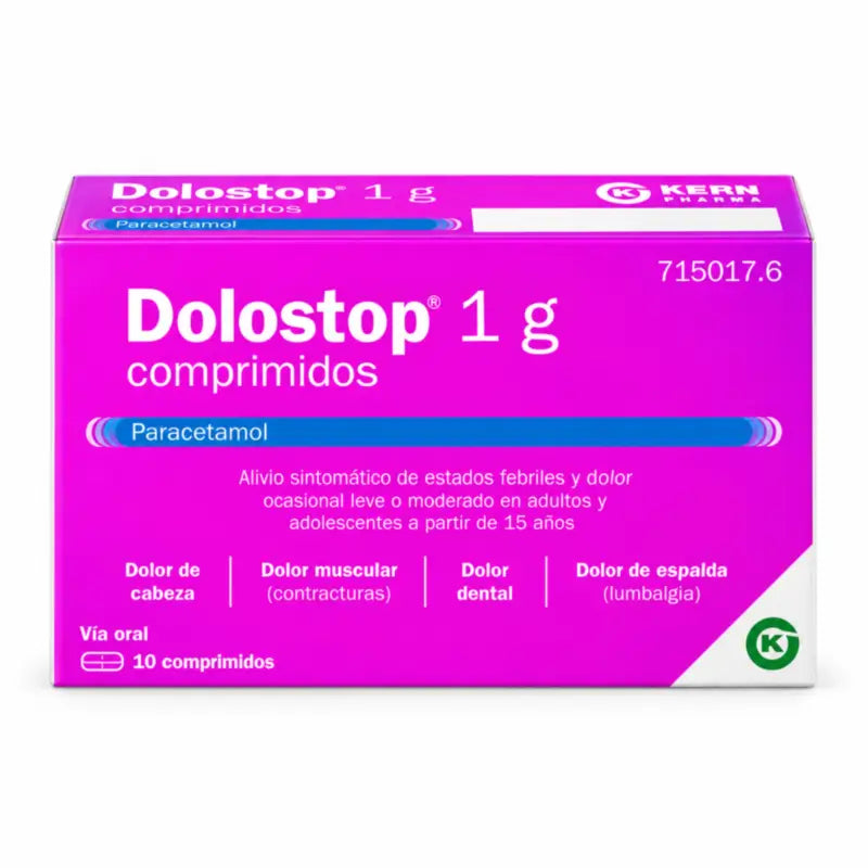 Dolostop 1 g, 10 compresse