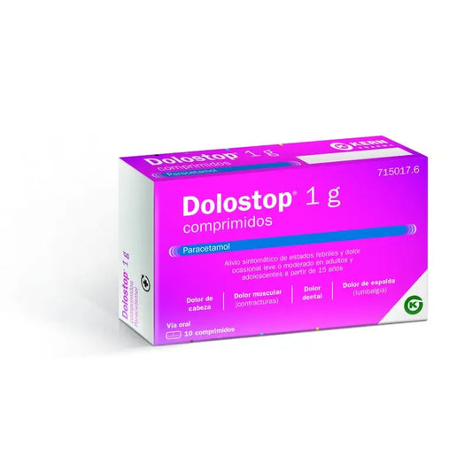 Dolostop 1 g, 10 compresse