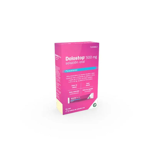 Dolostop 500 mg Soluzione orale 10 Bustine x 10 ml