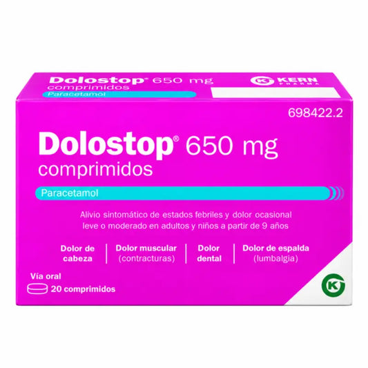 Dolostop 650 mg 20 Compresse