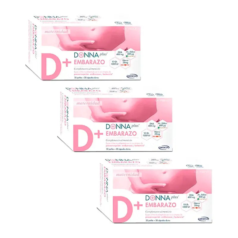 DonnaPlus Pacchetto Gravidanza 3 x 30 + 30