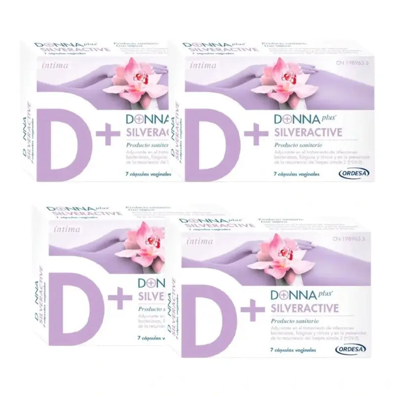Donnaplus Silveractive Confezione 4 x 7 capsule vaginali
