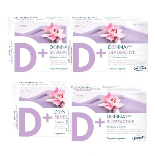 Donnaplus Silveractive Confezione 4 x 7 capsule vaginali