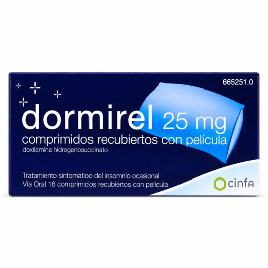 Dormirel 25 mg 16 compresse rivestite con film