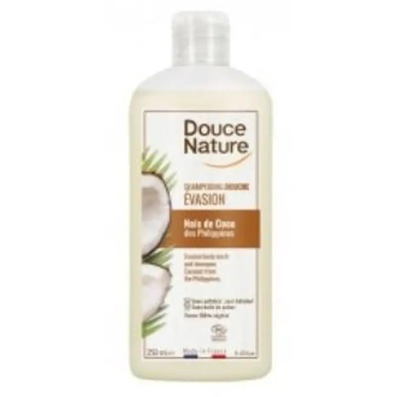 Douce Nature Coconut Shampoo-Shower Gel 1L.