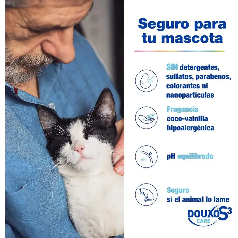Douxo S3 Care Lozione per le orecchie di cani e gatti per uso frequente, 120 ml