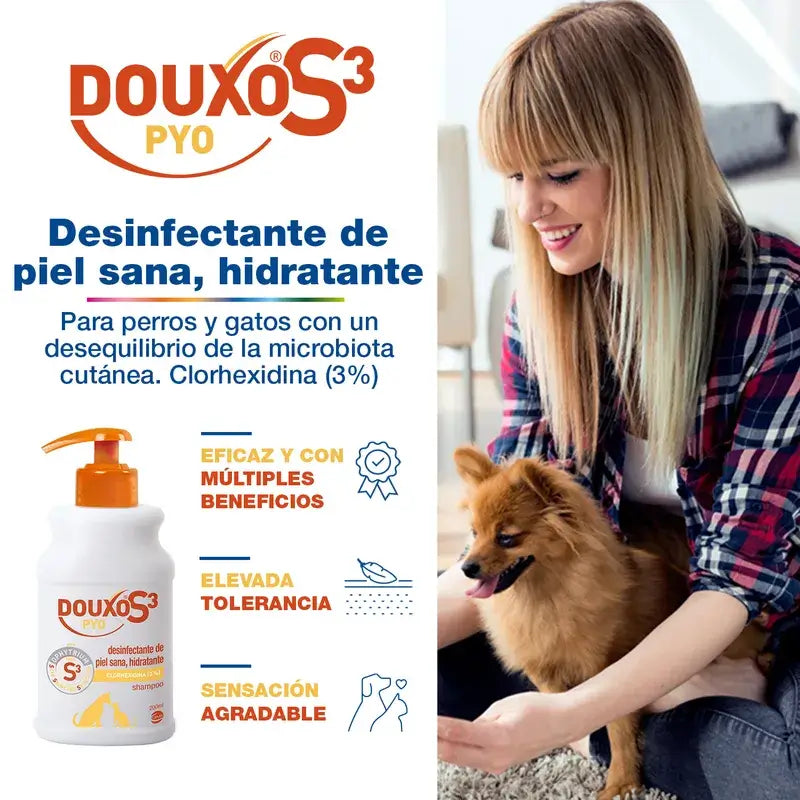 Douxo S3 Pyo Shampoo protettivo, 200 ml
