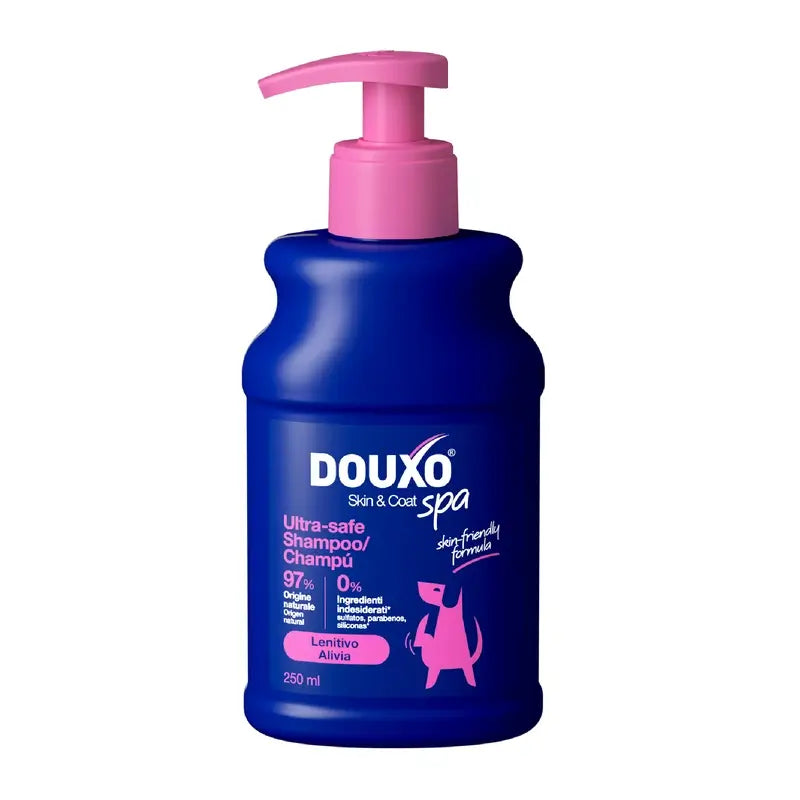 Douxo Skin & Coat Spa Shampoo lenitivo per cani, 250 ml