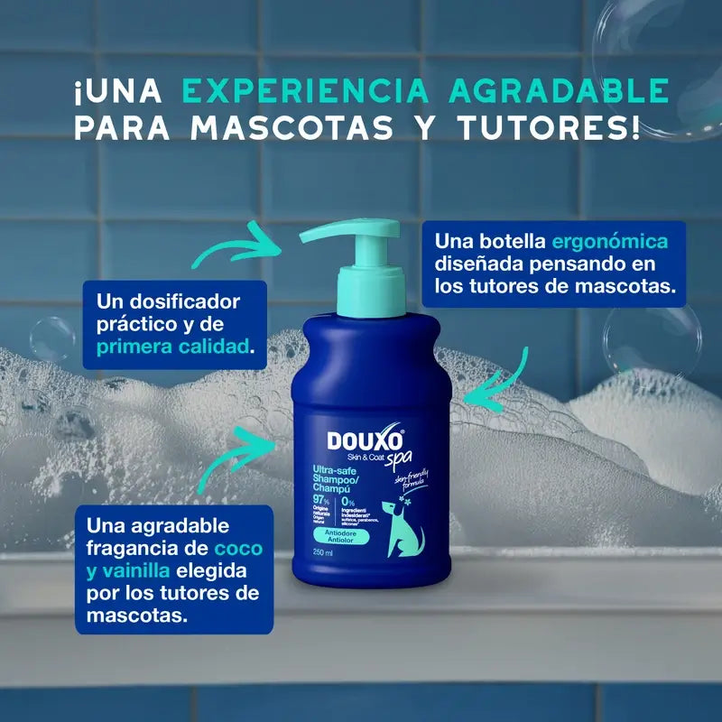 Douxo Skin & Coat Spa Shampoo antidolorifico per cani, 250 ml
