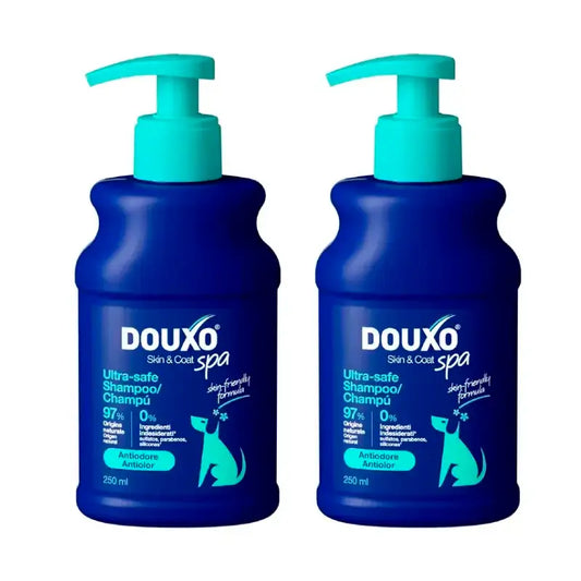 Douxo Skin & Coat Spa Shampoo antidolorifico per cani, confezione da 2 x 250 ml