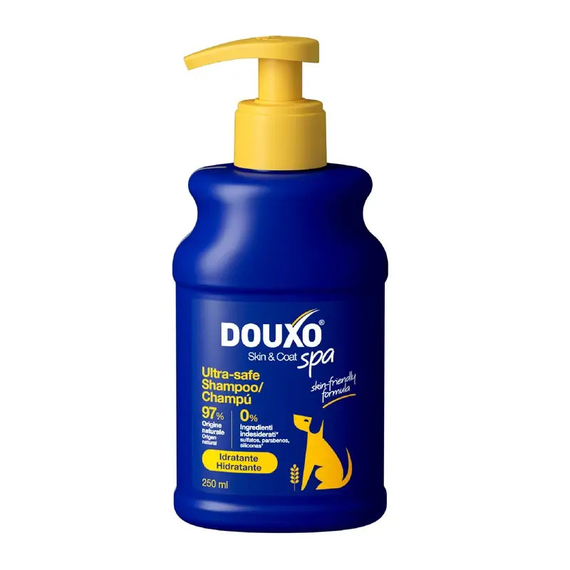 Douxo Skin & Coat Spa Shampoo alla farina d'avena per cani, 250 ml