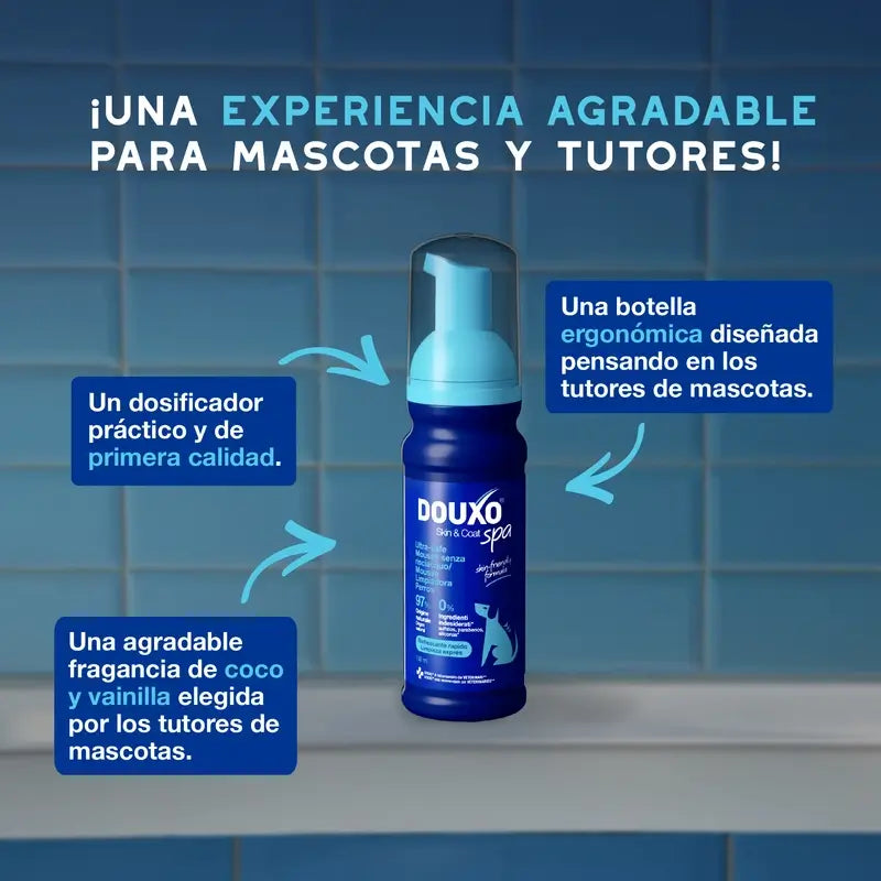 Douxo Skin & Coat Spa Schiuma detergente express ultra delicata, 150 ml