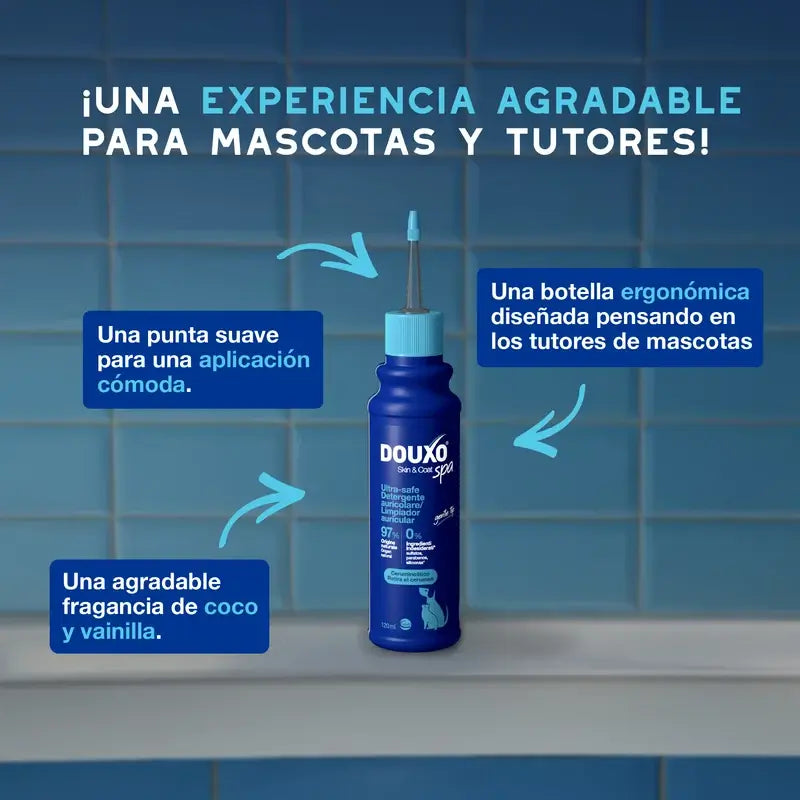 Douxo Skin & Coat Spa Detergente auricolare, 120 ml