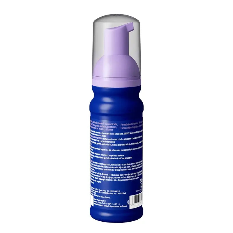 Douxo Skin & Coat Spa Detergente ultra delicato per la pulizia dei gatti senza stress, 150 ml