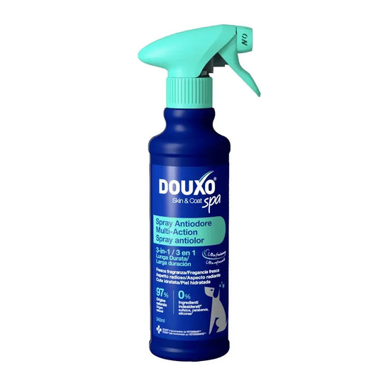 Douxo Skin & Coat Spa Spray multi-azione anti-odore per cani, 340 ml