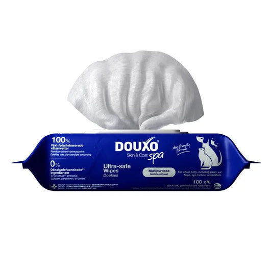 Douxo Skin & Coat Spa Salviette multiuso per cani e gatti, 100 pz.