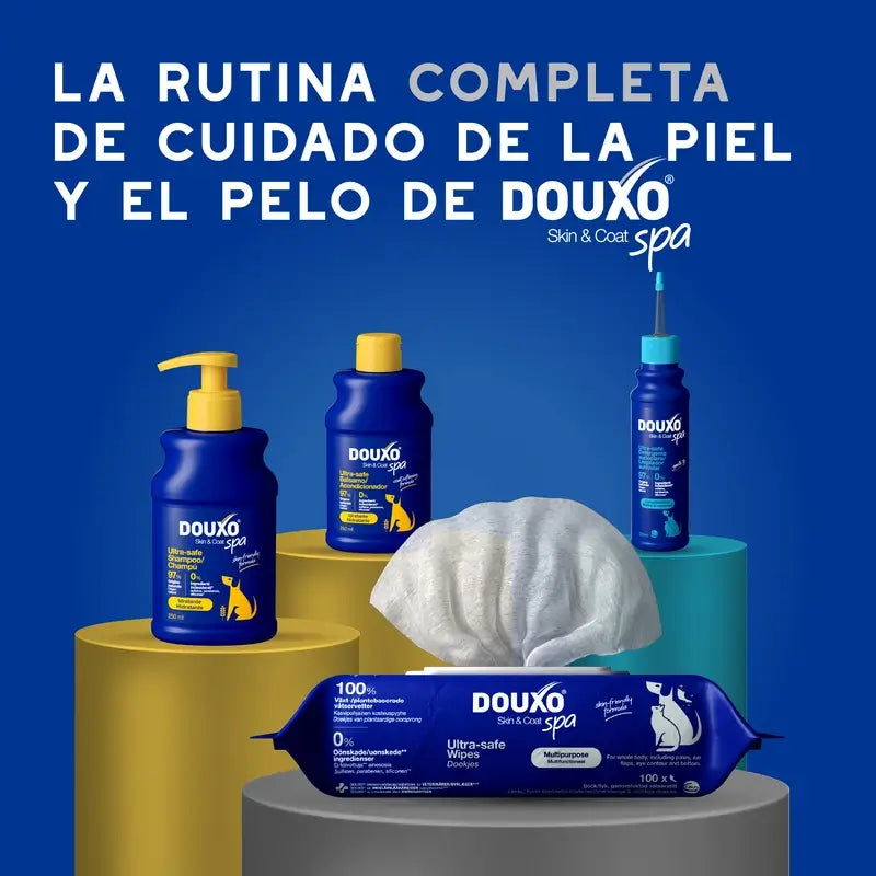 Douxo Skin & Coat Spa Salviette multiuso per cani e gatti, 100 pz.