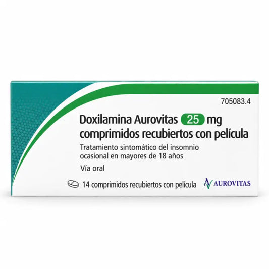 Doxilamina Aurovitas 25 mg, 14 compresse rivestite con film