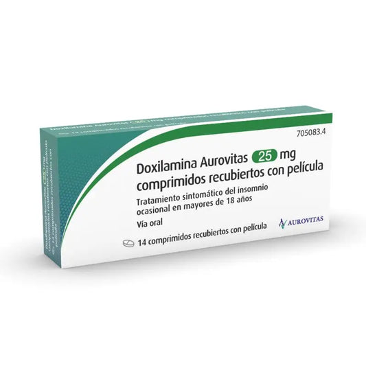 Doxilamina Aurovitas 25 mg, 14 compresse rivestite con film