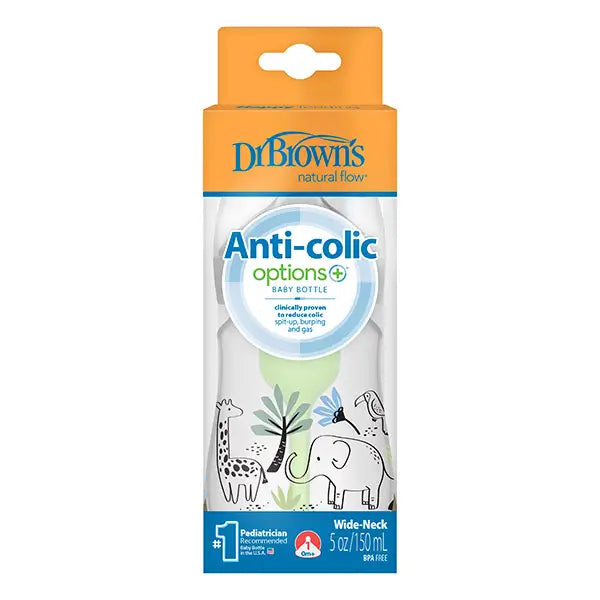 Bottiglia a bocca larga Dr.Brown's 150ml Selva PP Opzioni +