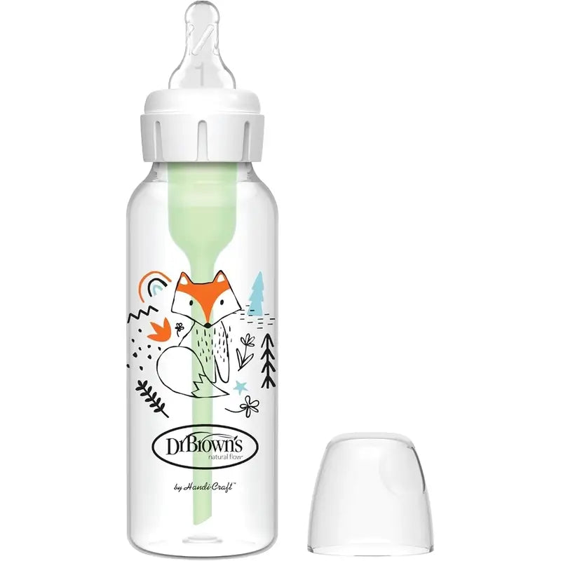 Flacone standard Dr.Brown's Opzioni+ Fox, 250 ml