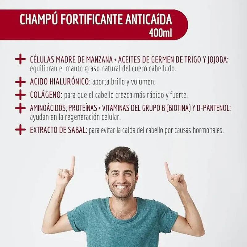 Shampoo anticaduta Dr. Francisco Ruiz 300 ml + 100 ml in omaggio