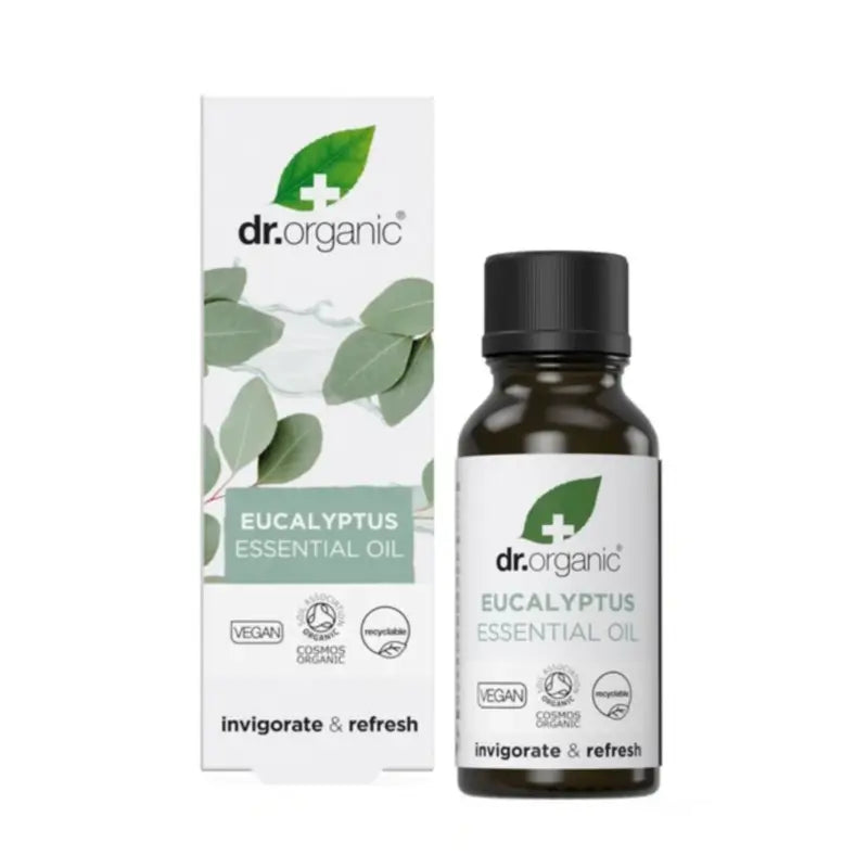 Dr.Organic Olio di eucalipto 100% puro, 10 ml