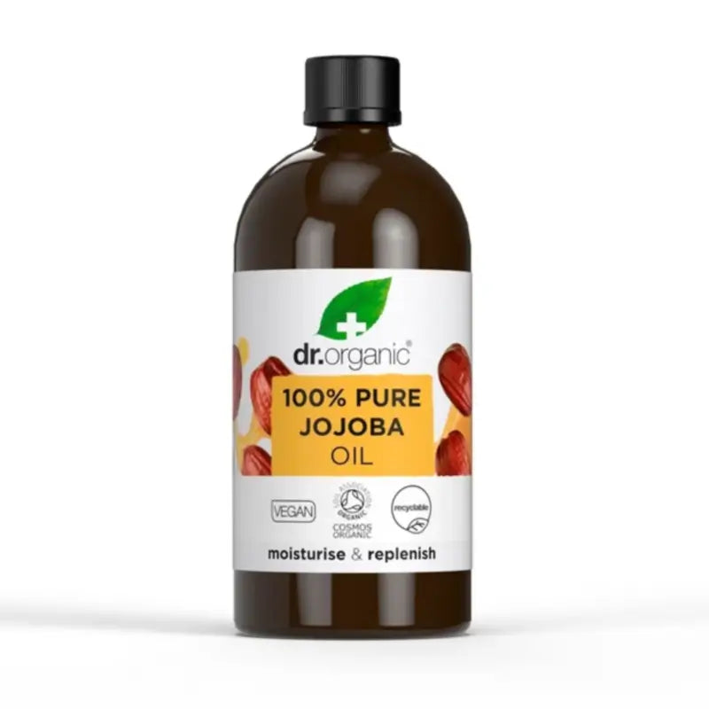 Dr.Organic Olio di jojoba puro al 100%, 100 ml