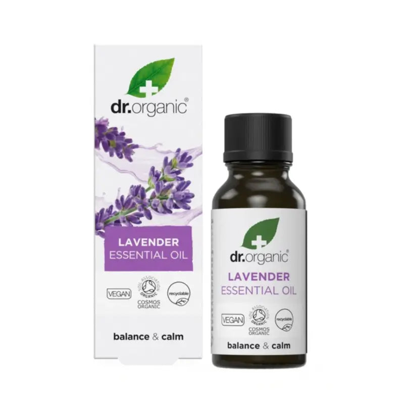 Dr.Organic Olio di lavanda 100% puro, 10 ml