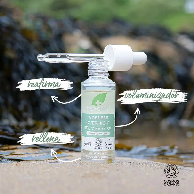 Dr. Organic Forever Young Olio Notte Alghe Marine 30Ml