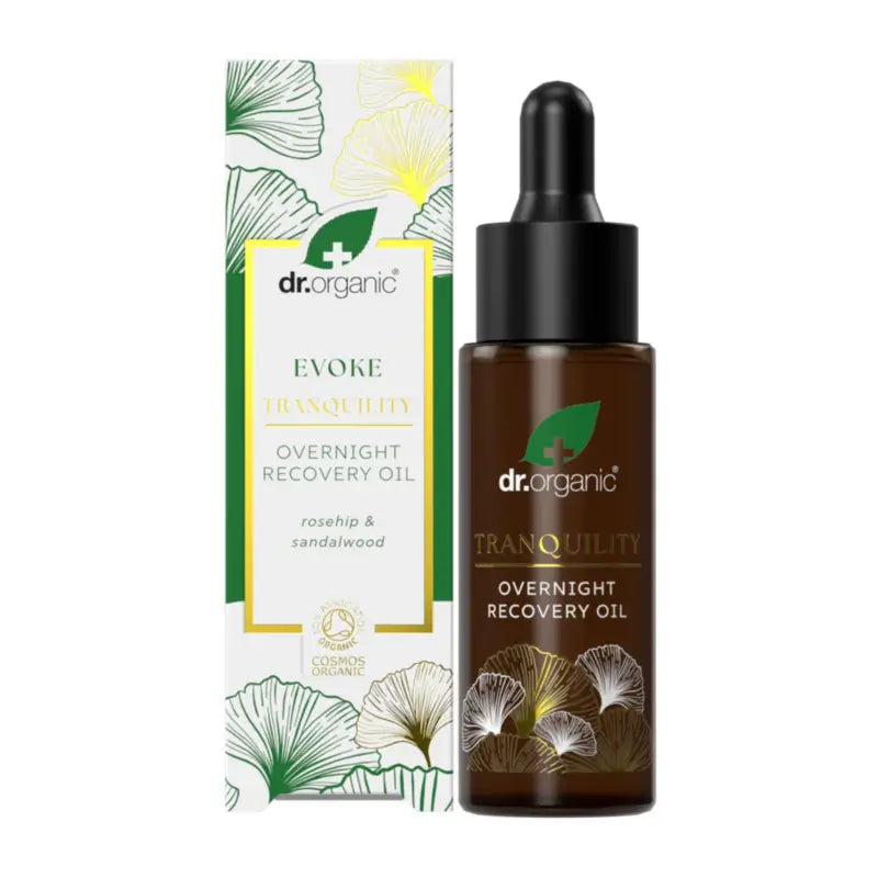 Dr.Organic Olio riparatore da notte Evoke Tranquility, 30 ml