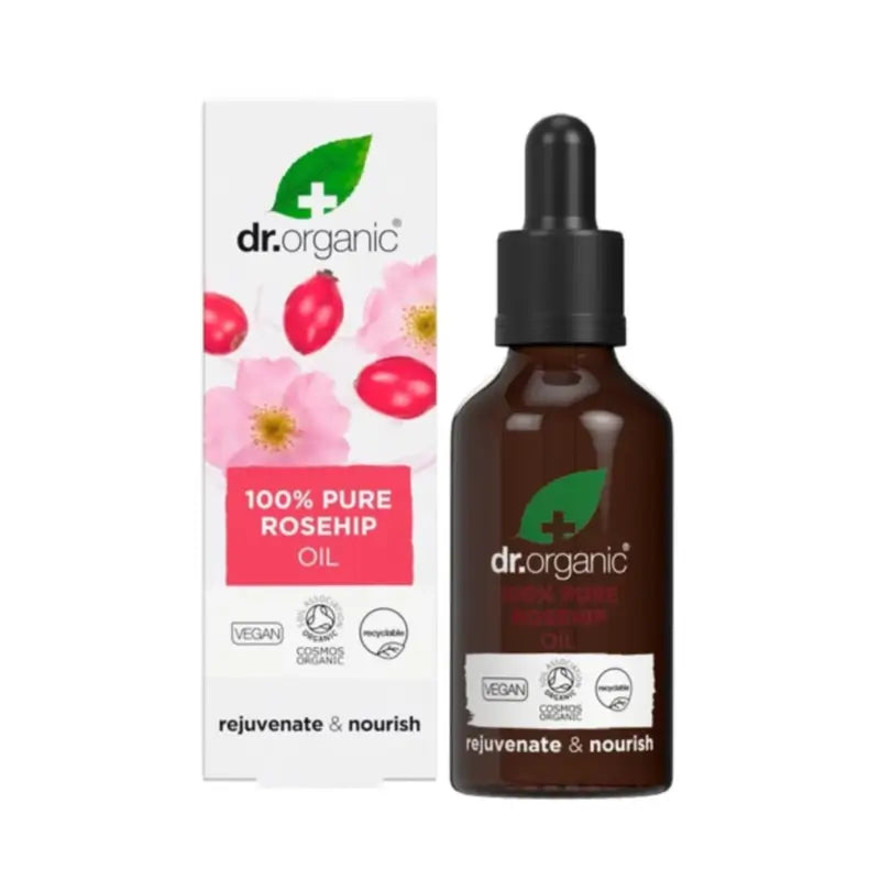 Dr.Organic Olio di rosa mosqueta 100% puro, 50 ml