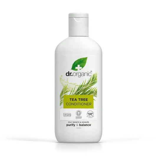 Dr.Organic Tea Tree Conditioner Capelli grassi e problematici, 265 ml