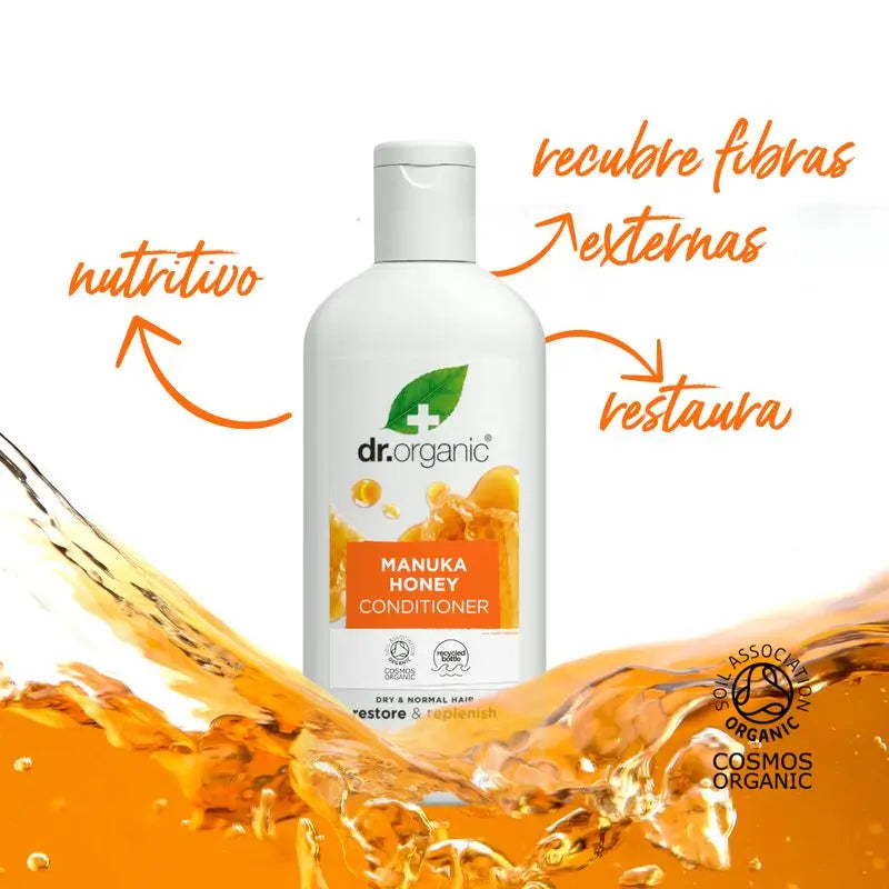 Balsamo al miele di Manuka Dr.Organic per capelli normali e secchi, 265 ml