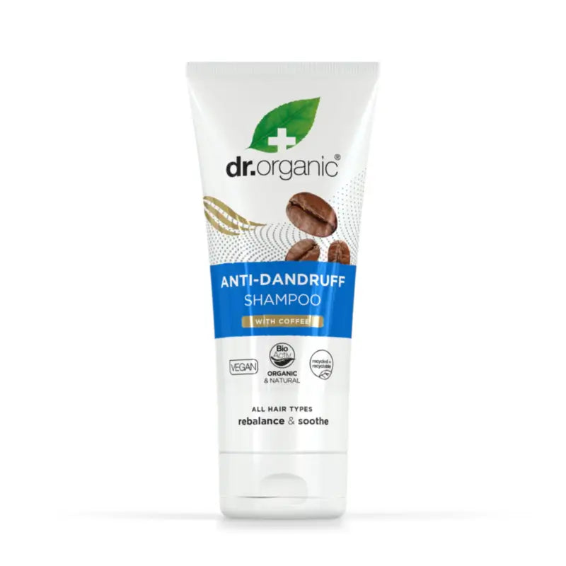 Dr.Organic Shampoo antiforfora al caffè, 200 ml