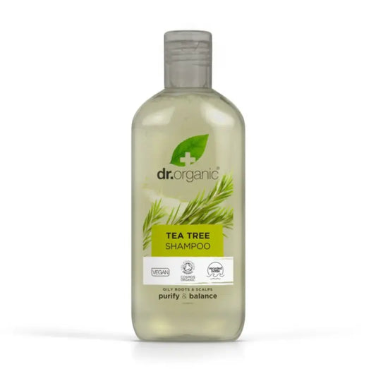 Dr.Organic Tea Tree Shampoo Capelli grassi o con problemi, 265 ml