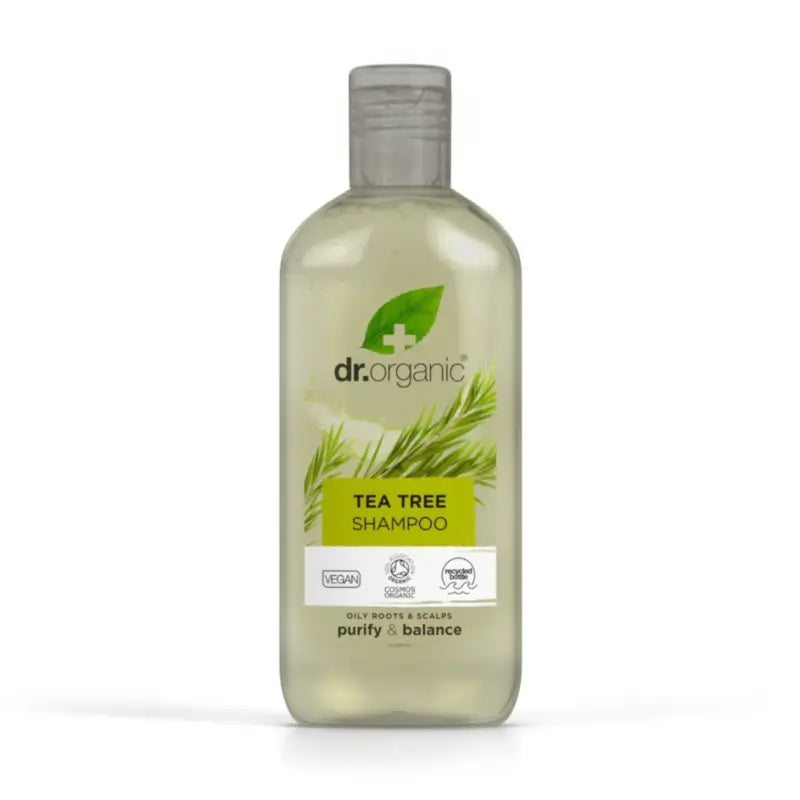 Dr.Organic Tea Tree Shampoo Capelli grassi o con problemi, 265 ml