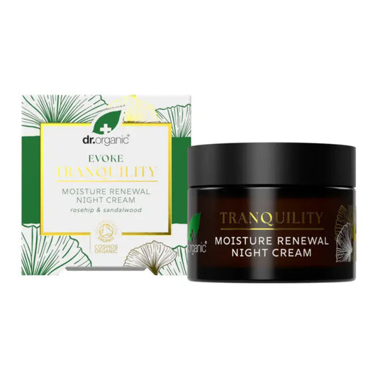Dr.Organic Crema da notte Evoke Tranquility, 50 ml
