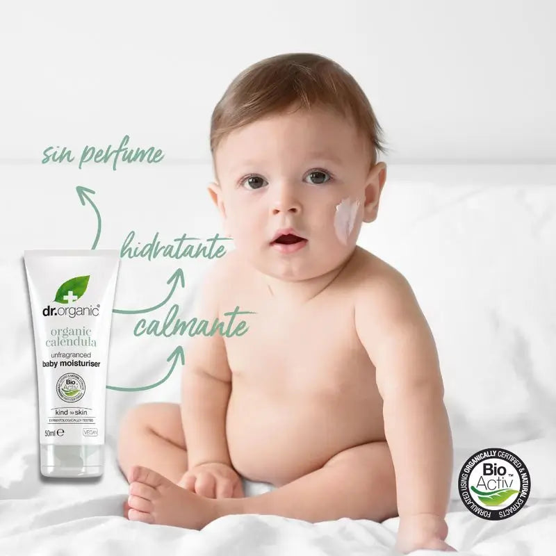 Dr. Organic Calendula Baby Crema Idratante 50ml.