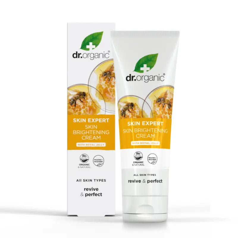 Dr.Organic Crema leggera e illuminante Skin Expert con pappa reale, 125 ml