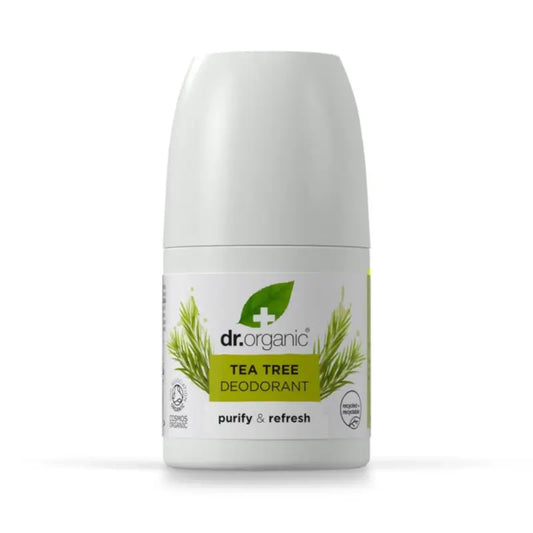 Dr.Organic Deodorante all'albero del tè, 50 ml
