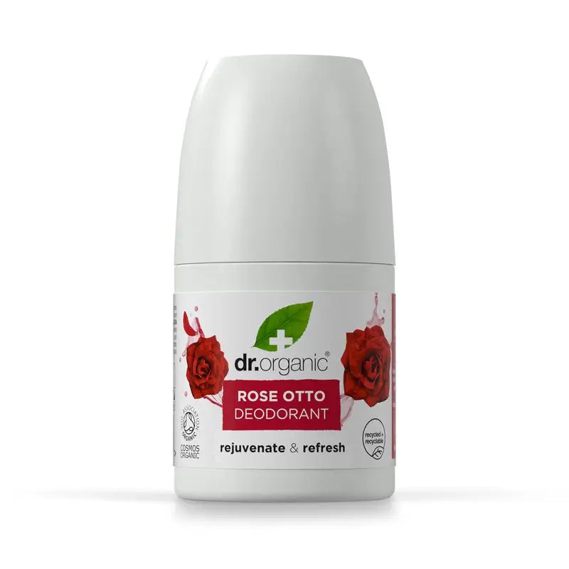 Dr.Organic Rosa Damascena Deodorante per pelli mature, 50 ml
