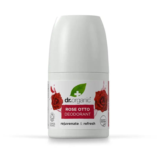 Dr.Organic Rosa Damascena Deodorante per pelli mature, 50 ml