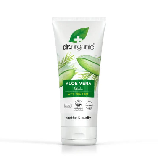 Dr. Organic Aloe Vera Gel con Tea Tree e Arnica 200Ml.