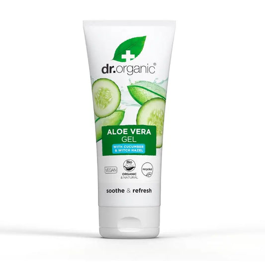 Dr.Organic Gel corpo idratante all'aloe vera per tutti i tipi di pelle, 200 ml