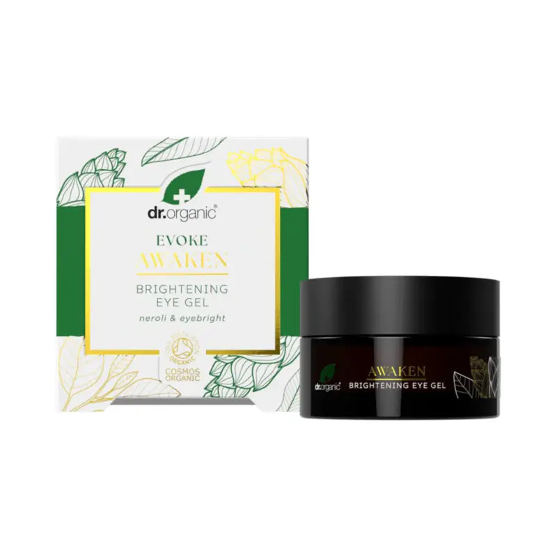 Dr.Organic Gel illuminante per il contorno occhi Evoke Awaken, 10 ml