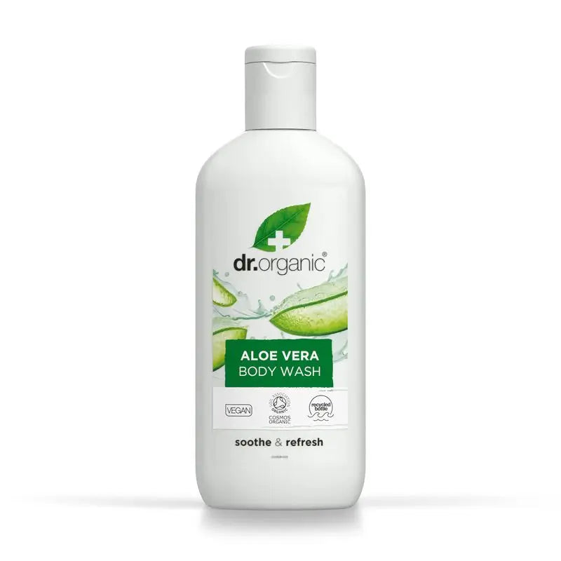 Dr.Organic Gel doccia all'aloe vera per tutti i tipi di pelle, 250 ml