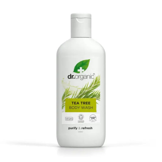 Dr.Organic Tea Tree Gel doccia per tutti i tipi di pelle, 250 ml