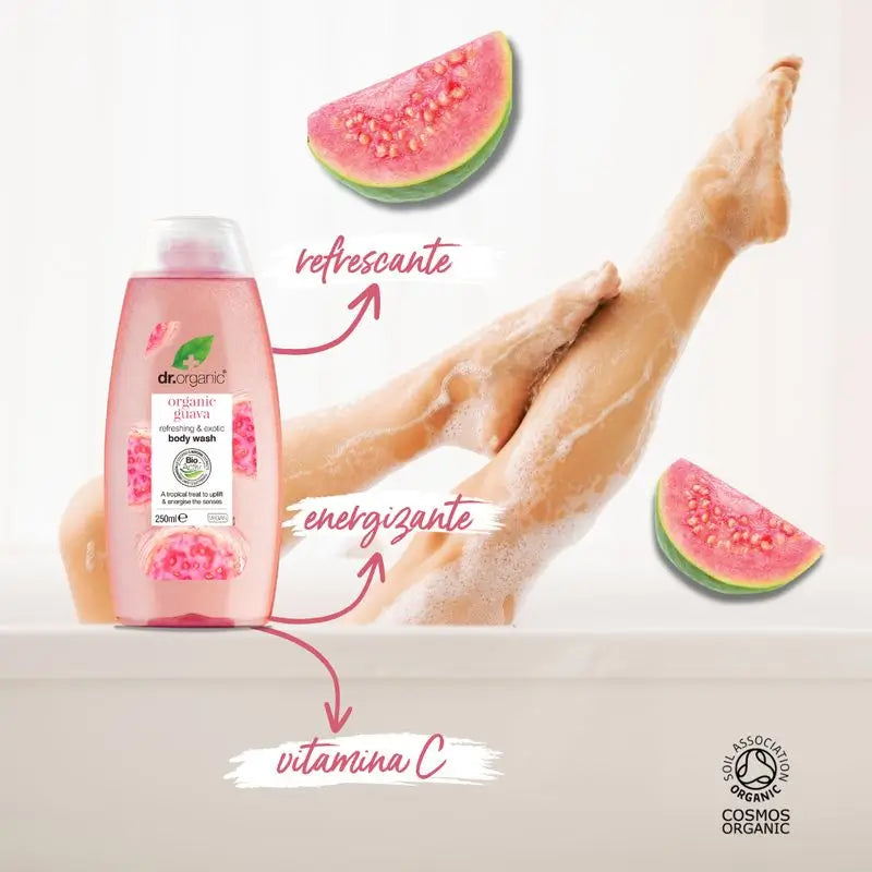 Dr. Organic Guava Gel doccia 250ml.
