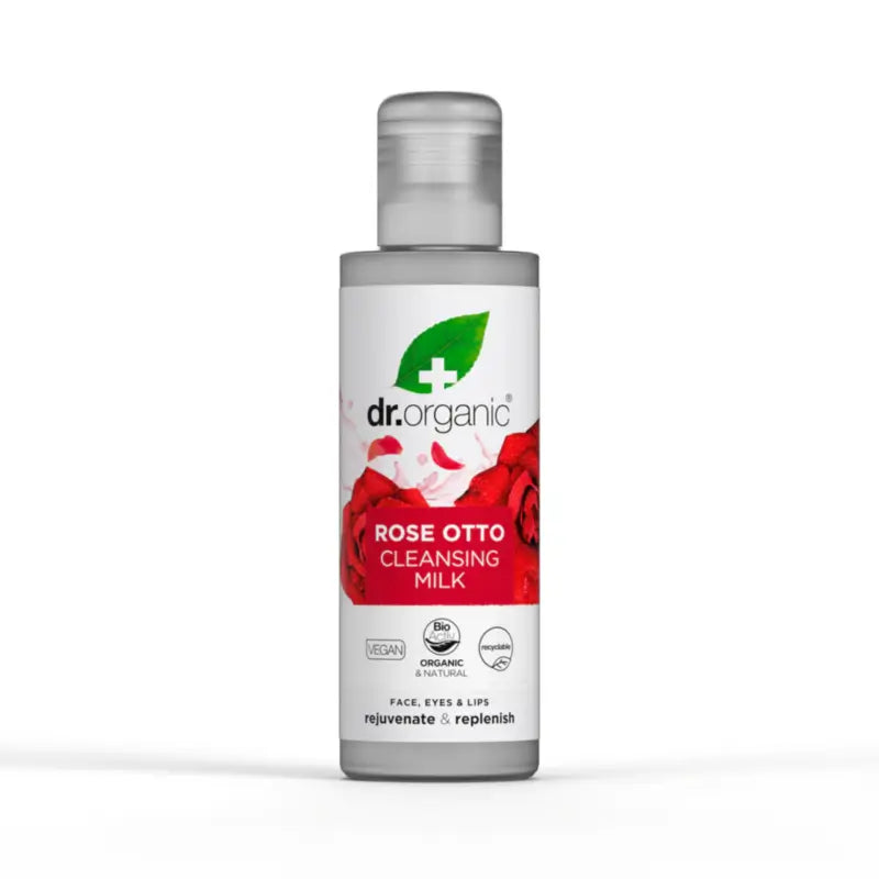 Latte detergente alla rosa damascena Dr. Organic 150ml.